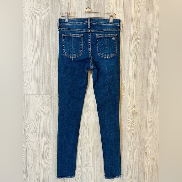 RAG & BONE - La Paz Skinny Jeans Distressed Luxury Denim Size 26 Womens - Picture 6 of 13
